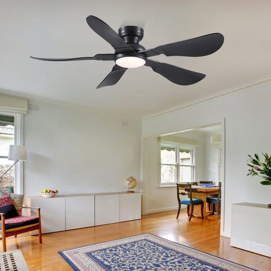 52-inch recessed ceiling fan with light and remote control