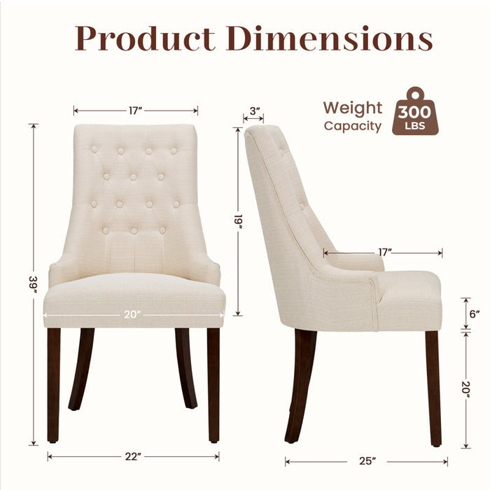 Aalbert Upholstered Accent Chair (Set of 2)
