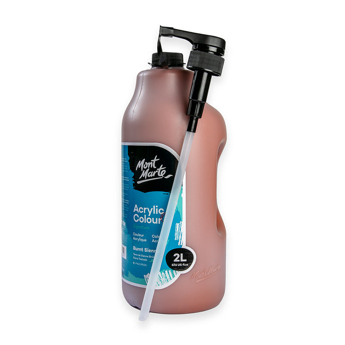 Acrylic Colour Paint Signature 2L (67.6 US fl.oz) Bottle – Burnt Sienna