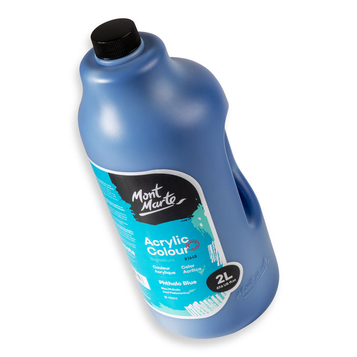 Acrylic Colour Paint Signature 2L (67.6 US fl.oz) Bottle – Phthalo Blue