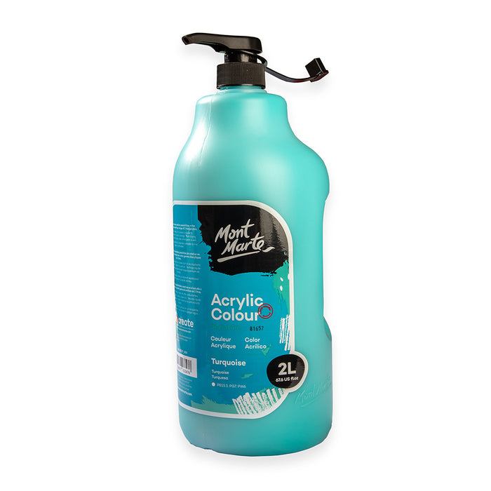 Acrylic Colour Paint Signature 2L (67.6 US fl.oz) Bottle – Turquoise