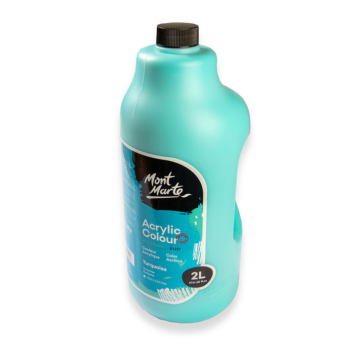 Acrylic Colour Paint Signature 2L (67.6 US fl.oz) Bottle – Turquoise