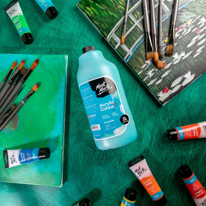 Acrylic Colour Paint Signature 2L (67.6 US fl.oz) Bottle – Turquoise