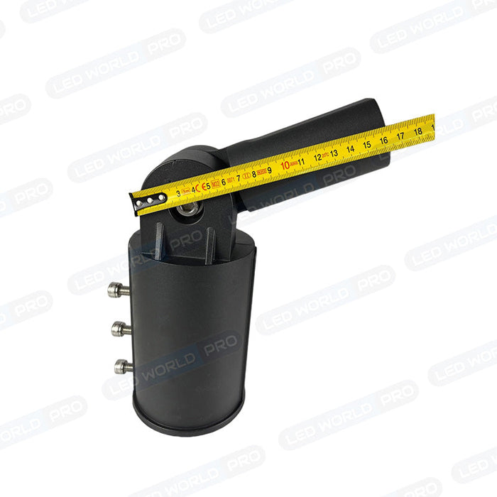 Adaptateur Candélabre / Lampe de rue et parking extérieur - 180 degrés - Ajustable - IP65 - 80/60mm