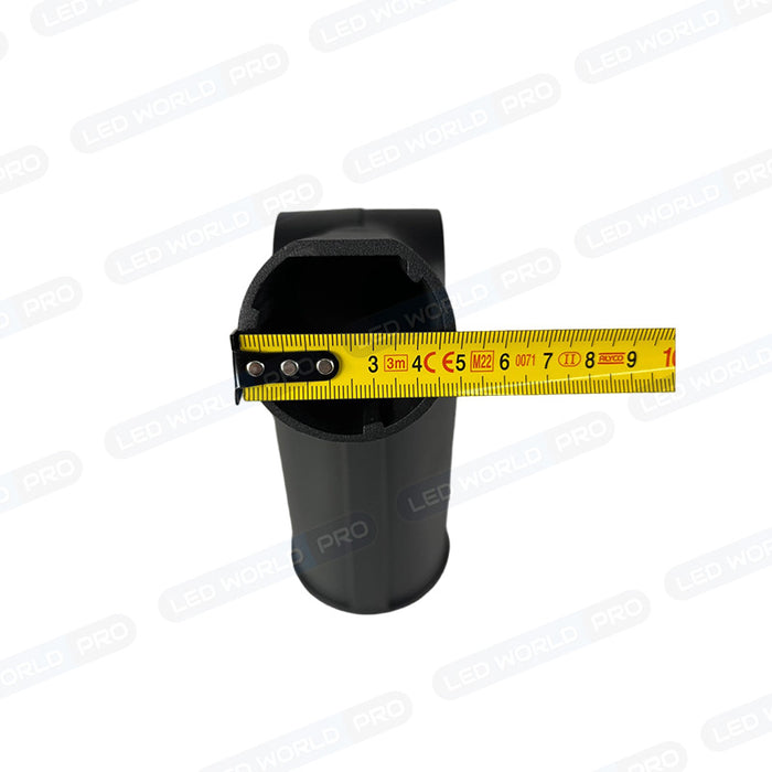 Adaptateur Candélabre / Lampe de rue et parking extérieur - 180 degrés - Ajustable - IP65 - 80/50mm