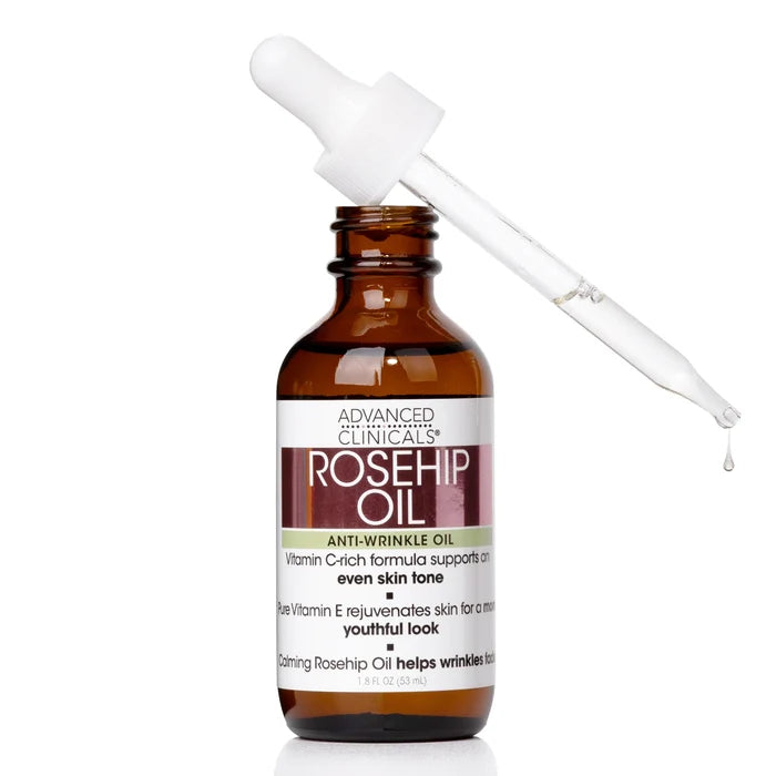 ADVANCED CLINICALS Anti Wrinkle Rosehip Oil زيت الروز هب من ادفانسد كلينيكالز