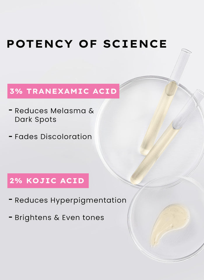 Hyphen Advanced Glow Serum With 3% Tranexamic Acid & 2% Kojic Acid - how to use directions and skincare routine fit
