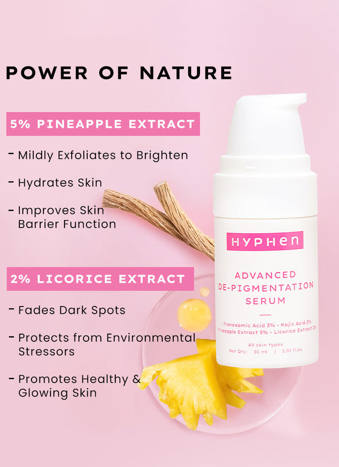 Hyphen Advanced Glow Serum With 3% Tranexamic Acid & 2% Kojic Acid - texture and finish demo
