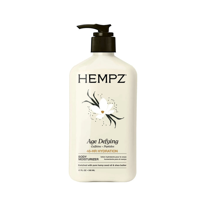 Age Defying Moisturizing Body Lotion with Peptides + Caffeine