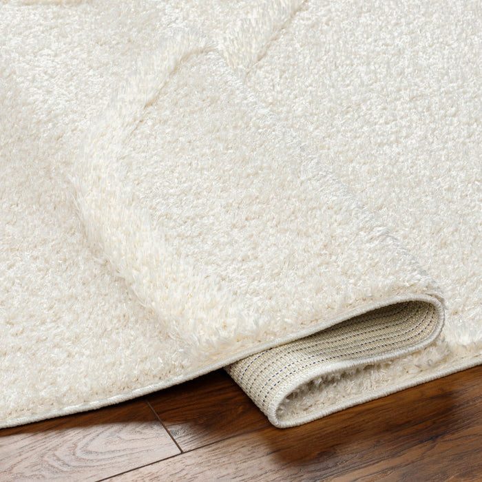 Ailey Machine-Woven Rug Beige / White