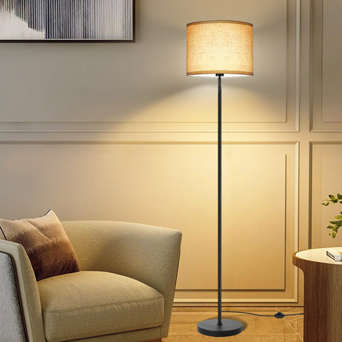 Alexxes 63'' Traditional Floor Lamp with Remote Control