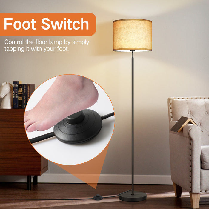 Alexxes 63'' Traditional Floor Lamp with Remote Control