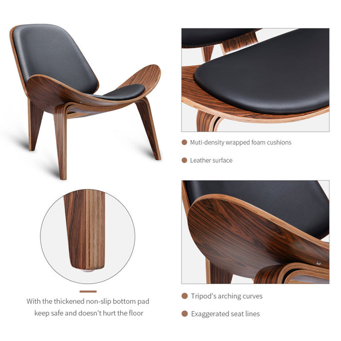 Almodovar Chaise Longue Chair Black