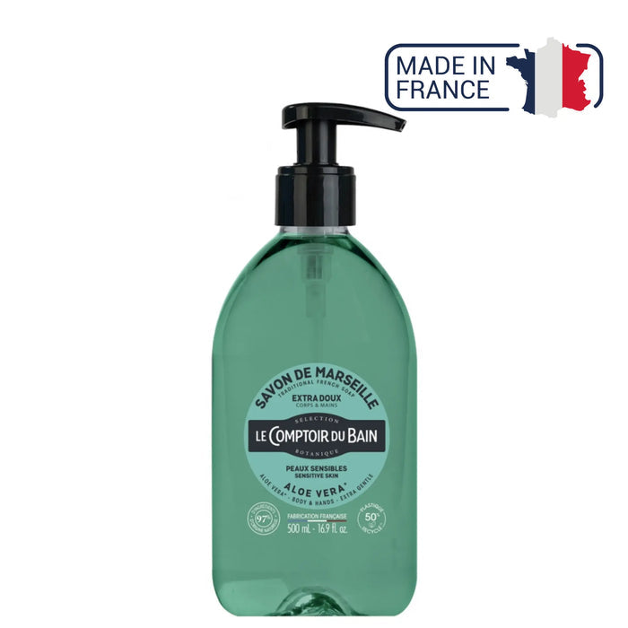 Aloe liquid Marseille soap - 500 ml - Le Comptoir du Bain - My Podologie