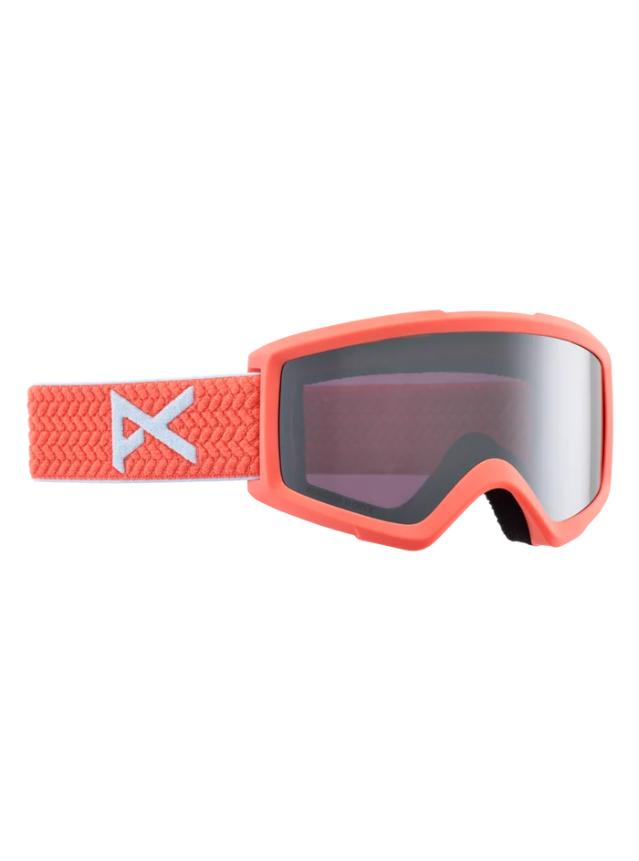 Product image of Anon Helix 2.0 Low Bridge Fit Goggles[Variant:Frame: Peach Echo, Lens: Perceive Sunny Onyx (6% / S4), Spare Lens: Amber (55% / S1)]