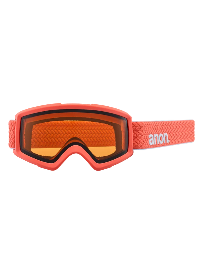 Product image of Anon Helix 2.0 Low Bridge Fit Goggles[Variant:Frame: Peach Echo, Lens: Perceive Sunny Onyx (6% / S4), Spare Lens: Amber (55% / S1)]
