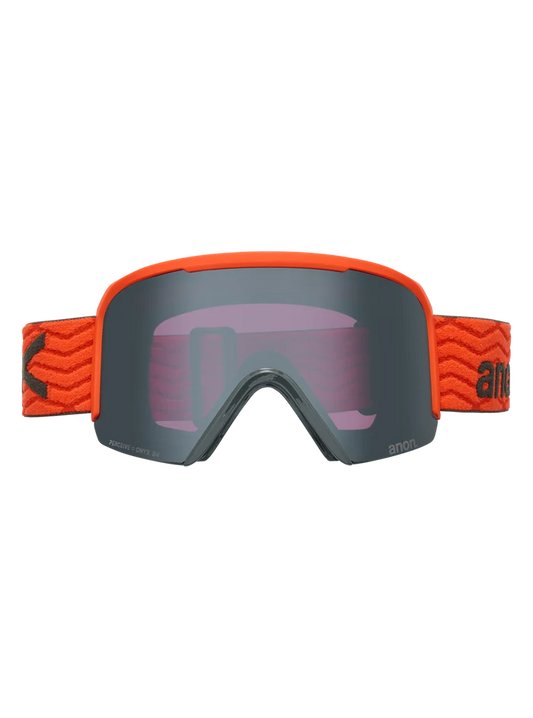 Product image of Anon Nesa Goggles + Bonus Lens + MFI® Face Mask[Variant:Frame: Fiesta Red, Lens: Perceive Sunny Onyx (6% / S4), Spare Lens: Perceive Cloudy Burst (59% / S1)]