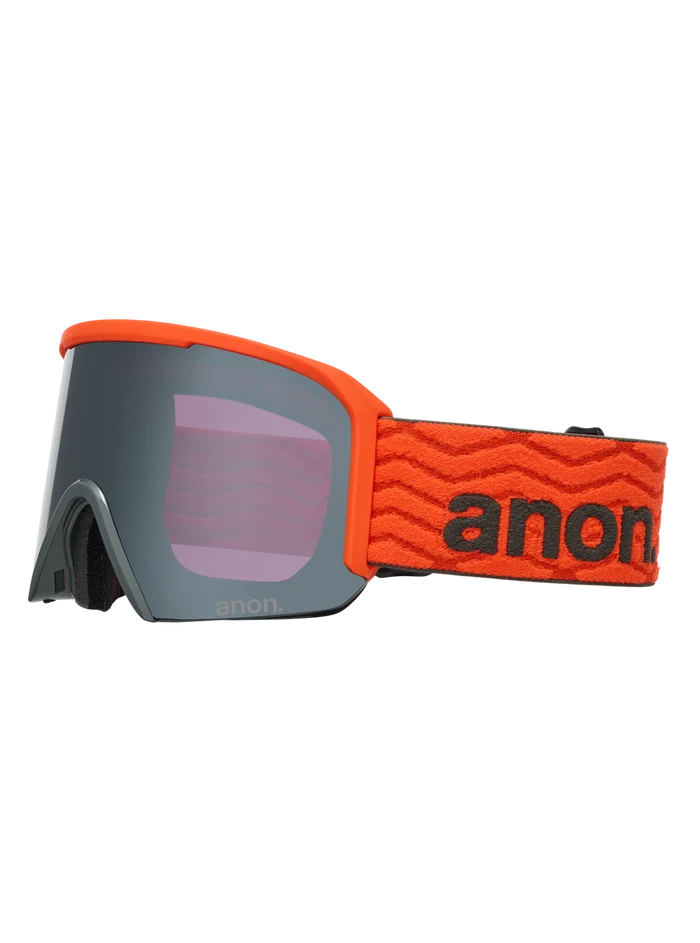 Product image of Anon Nesa Goggles + Bonus Lens + MFI® Face Mask[Variant:Frame: Fiesta Red, Lens: Perceive Sunny Onyx (6% / S4), Spare Lens: Perceive Cloudy Burst (59% / S1)]