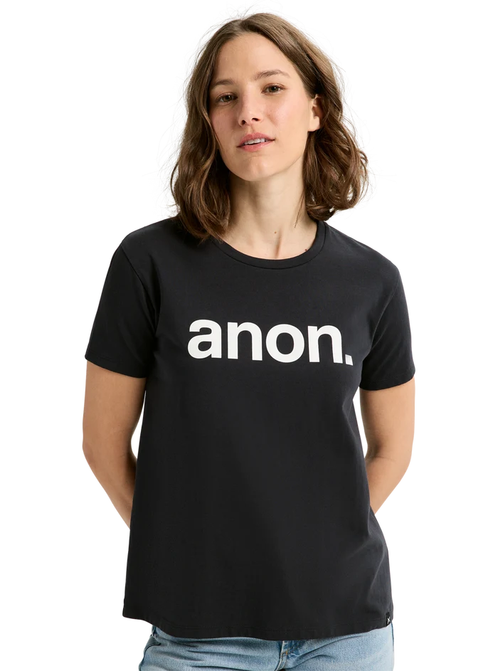 Product image of Women's Anon Short Sleeve T-Shirt[Variant:True Black]