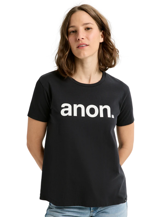 Product image of Women's Anon Short Sleeve T-Shirt[Variant:True Black]