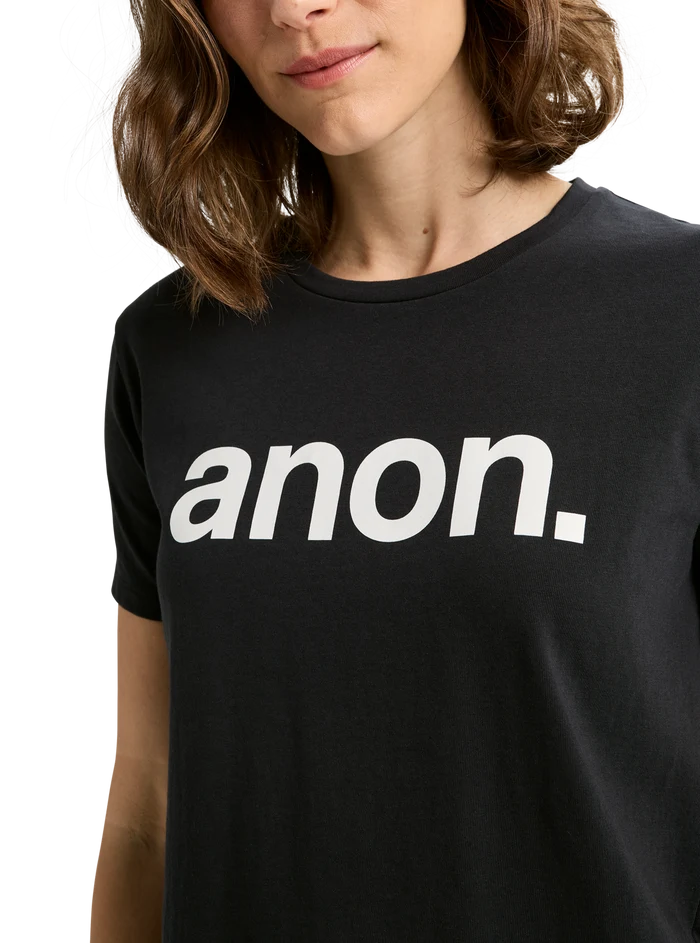Product image of Women's Anon Short Sleeve T-Shirt[Variant:True Black]