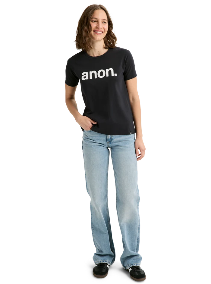 Product image of Women's Anon Short Sleeve T-Shirt[Variant:True Black]