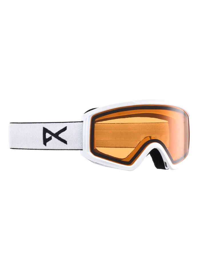 Product image of Anon Tracker 2.0 Low Bridge Fit Goggles[Variant:Frame: White, Lens: Amber (55% / S1)]