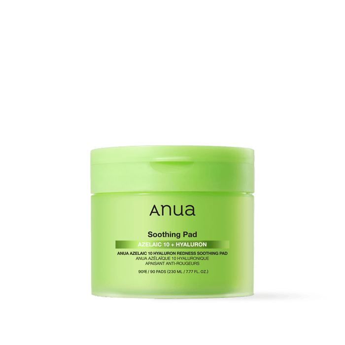 Anua Azelaic 10 Hyaluron Redness Soothing Pad 230ml 90ea - Komiko Beauty