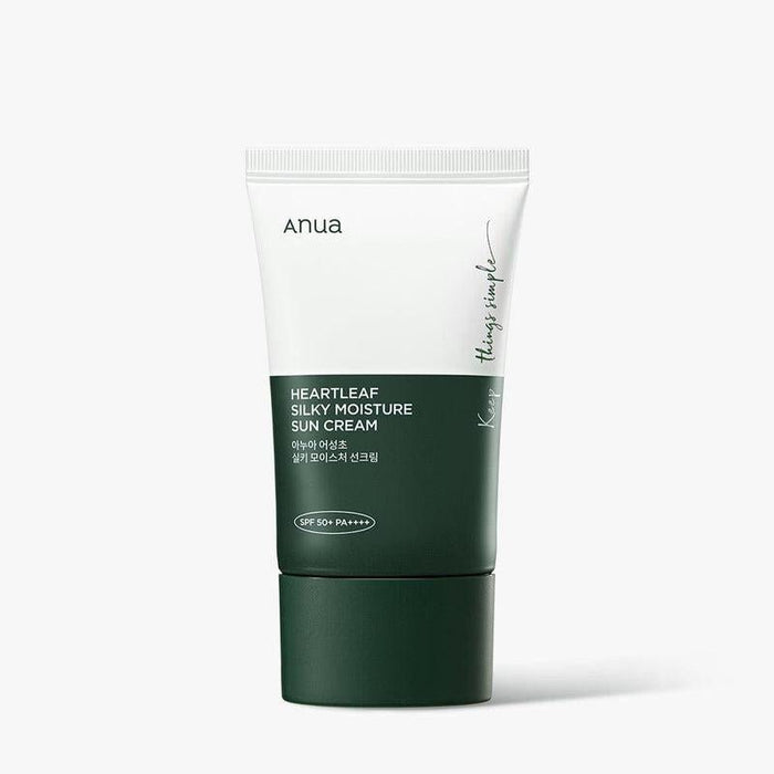 Anua HEARTLEAF SILKY MOISTURE SUNSCREEN 50ml - Komiko Beauty