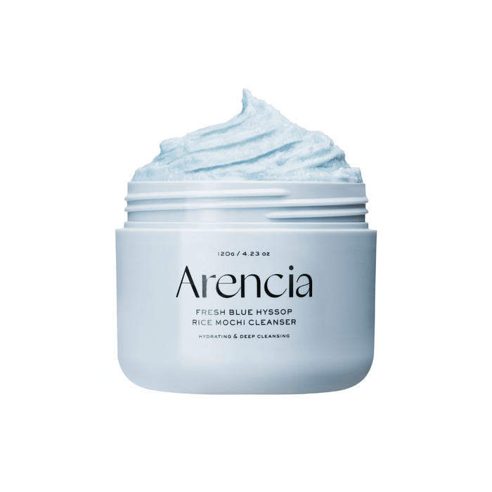 Arencia Fresh Blue Hyssop Rice Mochi Cleanser 120g | GlamTouch UK