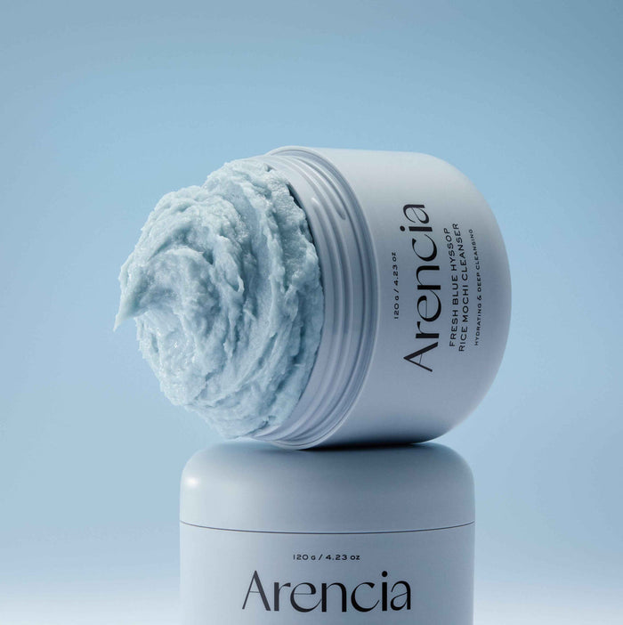 Arencia Fresh Blue Hyssop Rice Mochi Cleanser 120g | GlamTouch UK