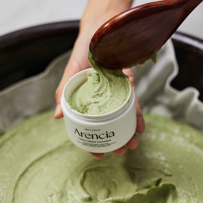 Arencia Fresh Green Rice Mochi Cleanser 120g | GlamTouch UK