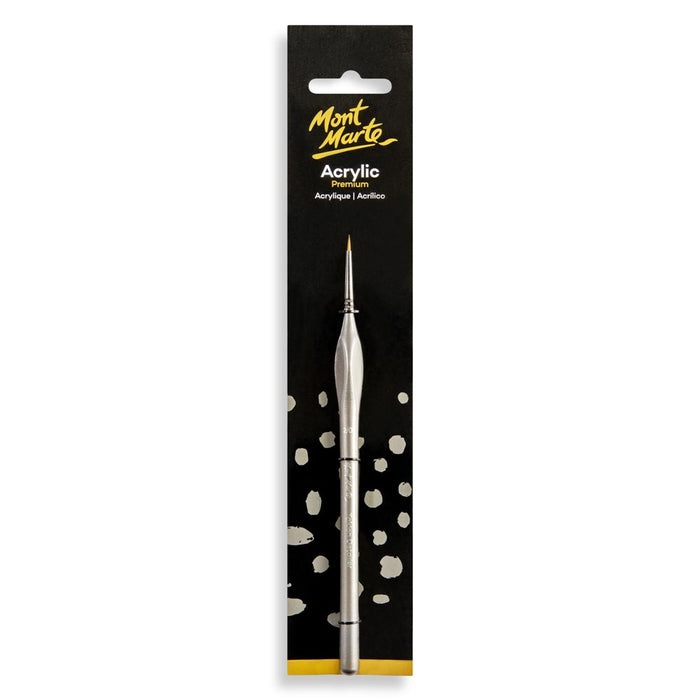 Artist Acrylic Brush Premium Taklon Detailer 2/0