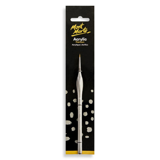 Artist Acrylic Brush Premium Taklon Detailer 2/0