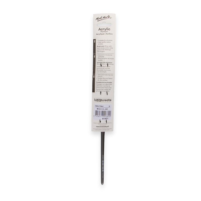 Artist Brush Taklon Filbert Premium 16