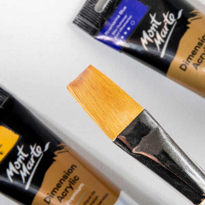 Artist Brush Taklon Flat Long 24