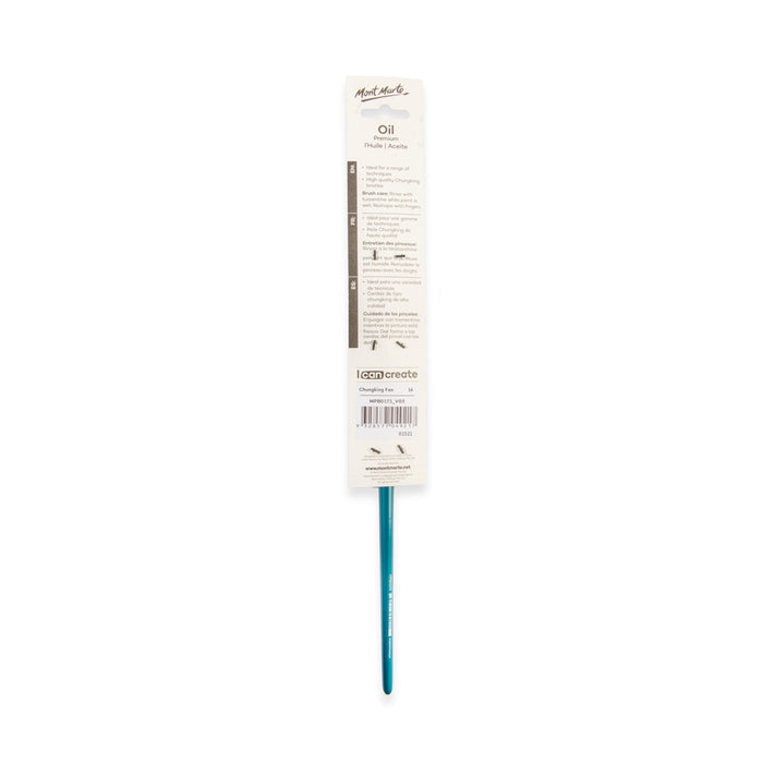 Artist Oil Brush Premium Chungking Fan 16