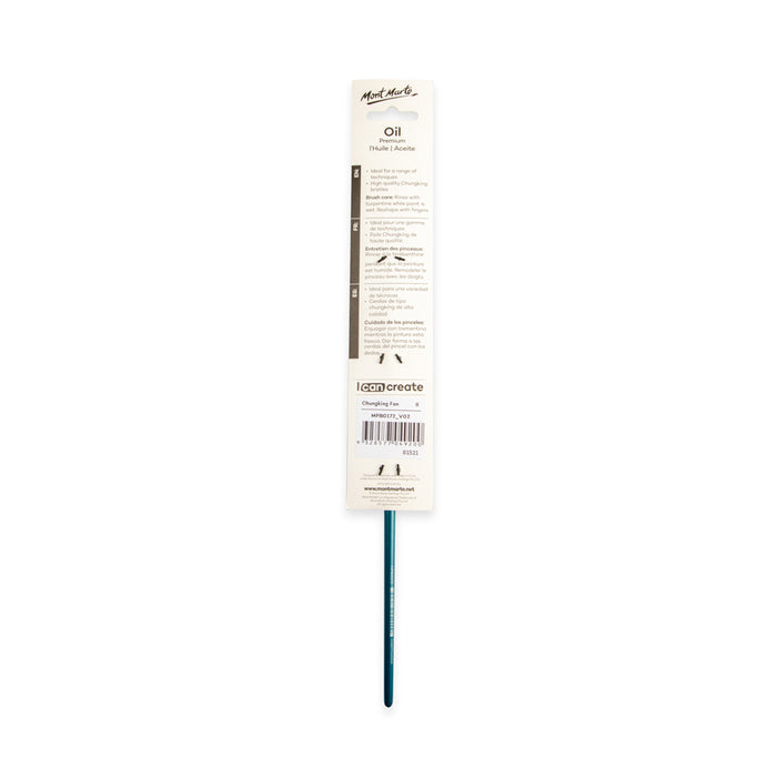 Artist Oil Brush Premium Chungking Fan 8