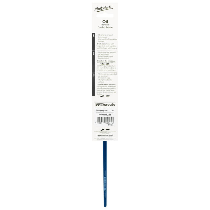 Artist Oil Brush Premium Chungking Flat 10