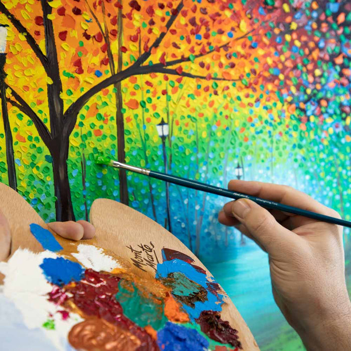 Artist Oil Brush Premium Chungking Flat 2