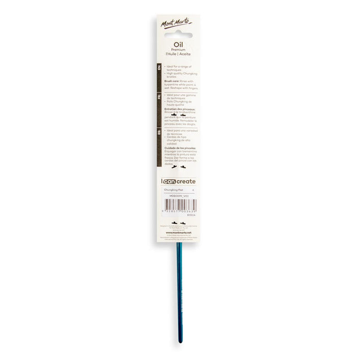 Artist Oil Brush Premium Chungking Flat 6