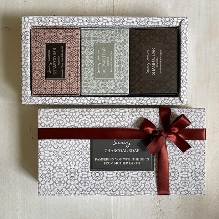 STUDIO J Assorted Gift Set : Charcoal Soap + Free Gift | Isetan KL Online Store