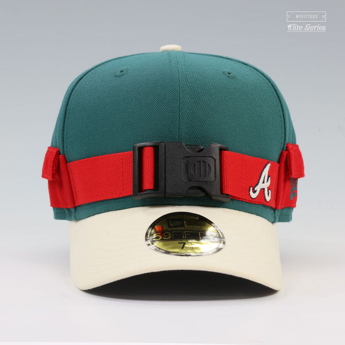 ATLANTA BRAVES MY HERO ACADEMIA DEKU'S COSTUME INSPIRED ELITE SERIES NEW ERA HAT