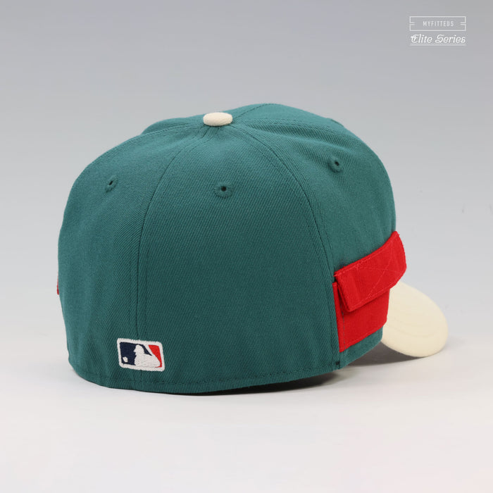 ATLANTA BRAVES MY HERO ACADEMIA DEKU'S COSTUME INSPIRED ELITE SERIES NEW ERA HAT