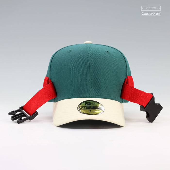 ATLANTA BRAVES MY HERO ACADEMIA DEKU'S COSTUME INSPIRED ELITE SERIES NEW ERA HAT