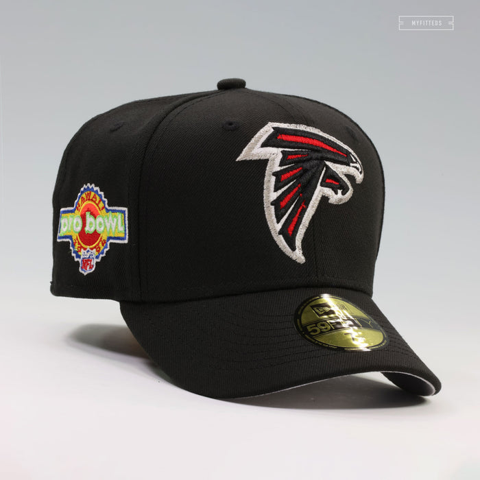 ATLANTA FALCONS NFL 1994 PRO BOWL JET BLACK PRIMARY NEW ERA FITTED CAP