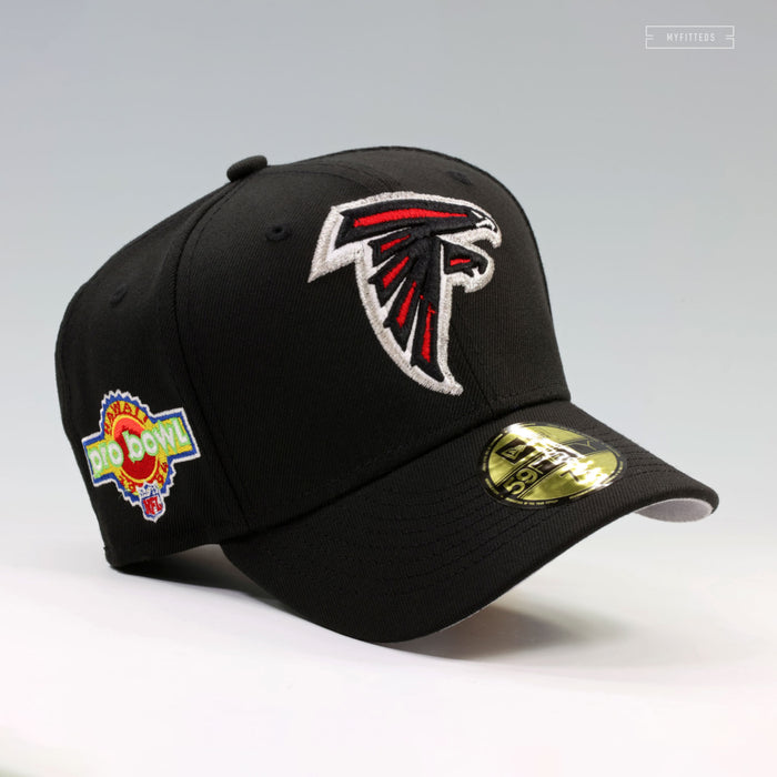 ATLANTA FALCONS NFL 1994 PRO BOWL JET BLACK PRIMARY NEW ERA FITTED CAP