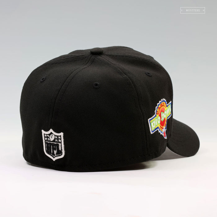 ATLANTA FALCONS NFL 1994 PRO BOWL JET BLACK PRIMARY NEW ERA FITTED CAP