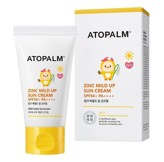 ATOPALM Zinc Mild Up Sun Cream SPF50+ PA++++ 65g - Komiko Beauty