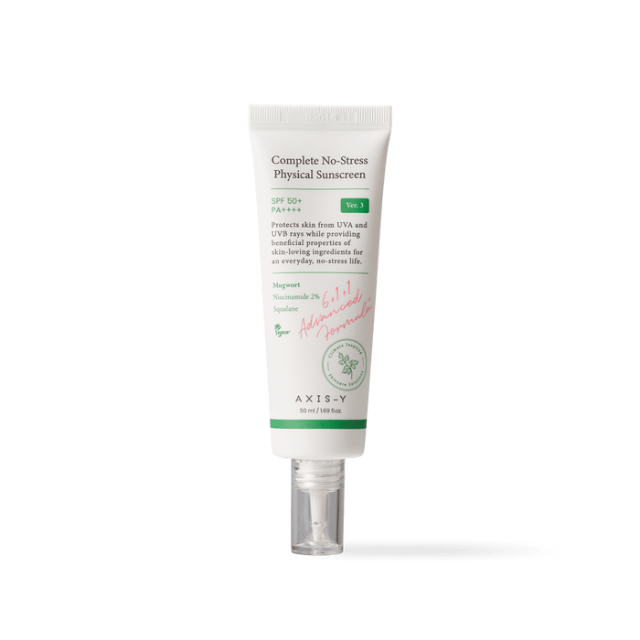 AXIS - Y Complete No - Stress Physical Sunscreen 50ml - Komiko Beauty